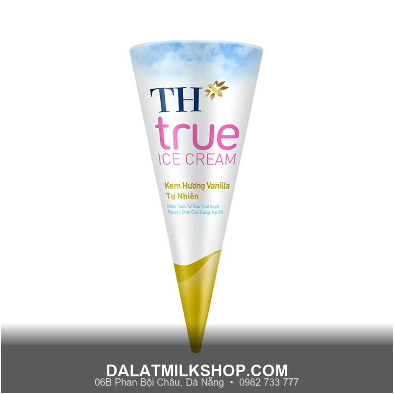 Kem ốc quế TH True Milk Vanilla