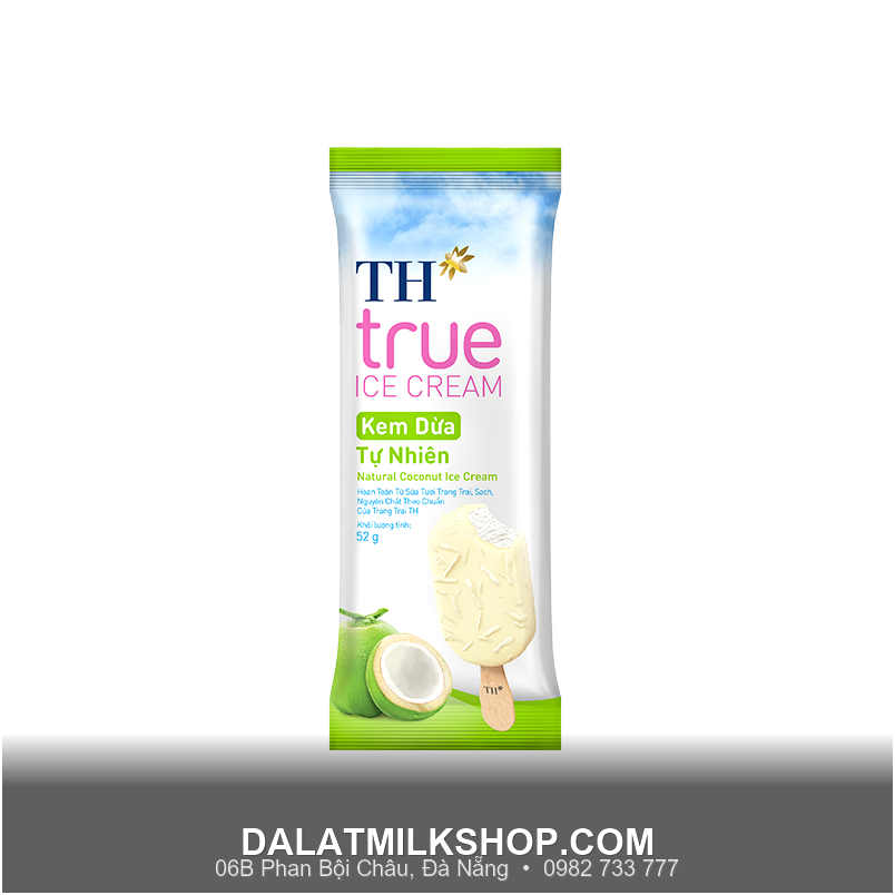 Kem que TH True Milk Dừa