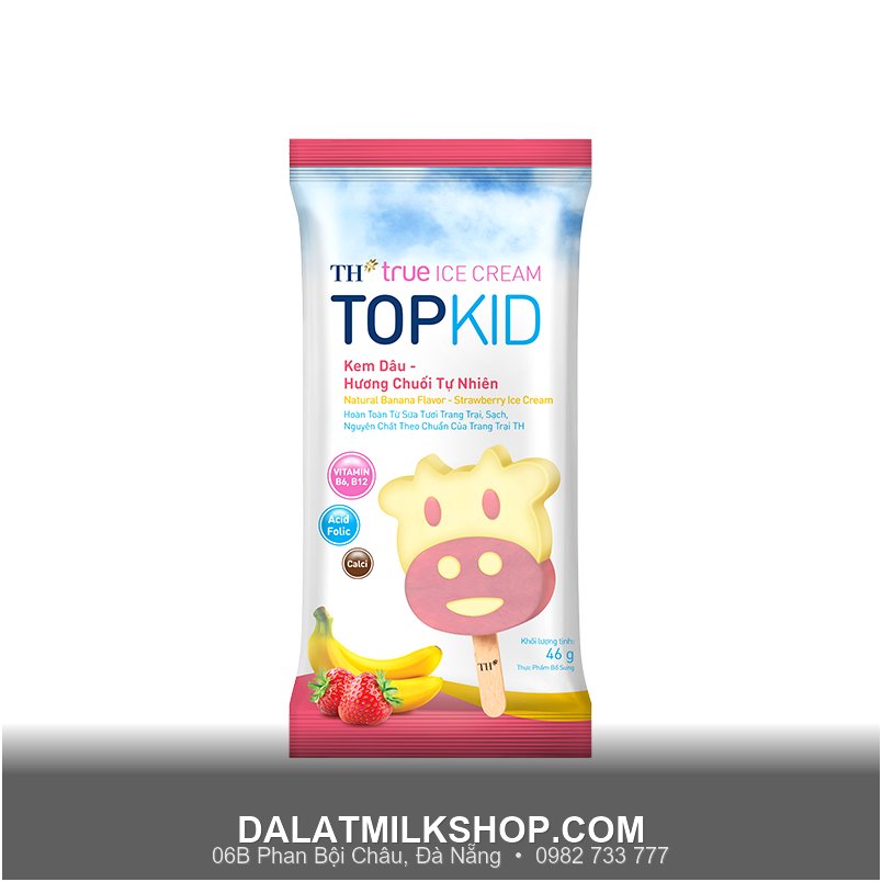 Kem TOPKID TH True Milk Dâu Chuối