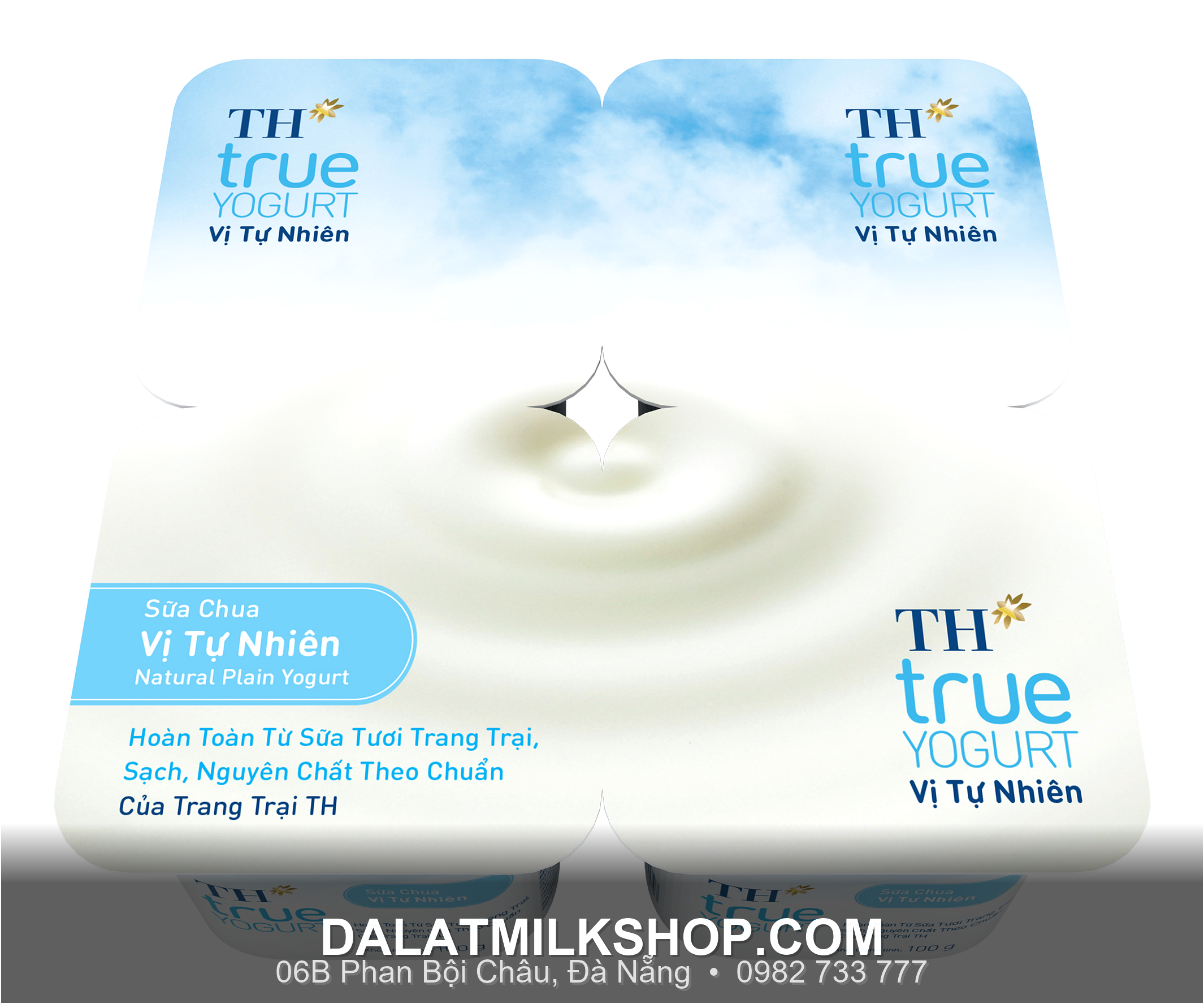 Sữa chua ăn TH True Milk vị tự nhiên 100g