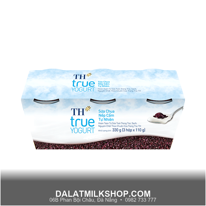 Sữa chua nếp cẩm TH tự nhiên 110g