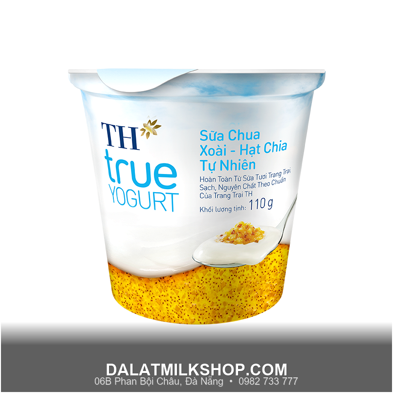 Sữa chua xoài hạt chia TH tự nhiên 110g