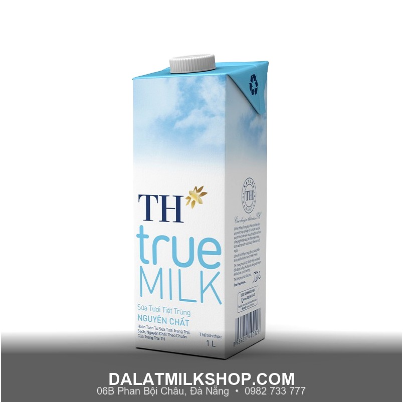 Sữa tiệt trùng TH True Milk nguyên chất 1 lít