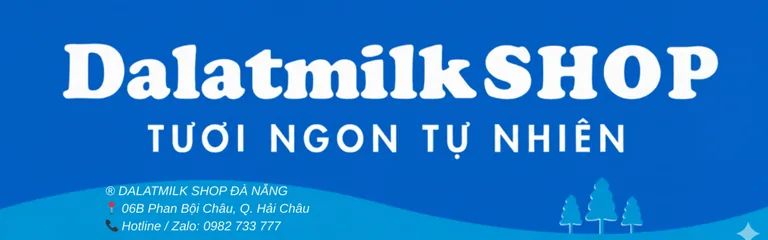 달랏밀크 저온살균 우유 다낭 — 공식 대리점, 빠른 배송