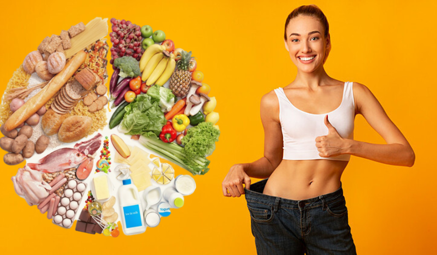 Người phụ nữ khỏe mạnh với ly sữa tươi không đường