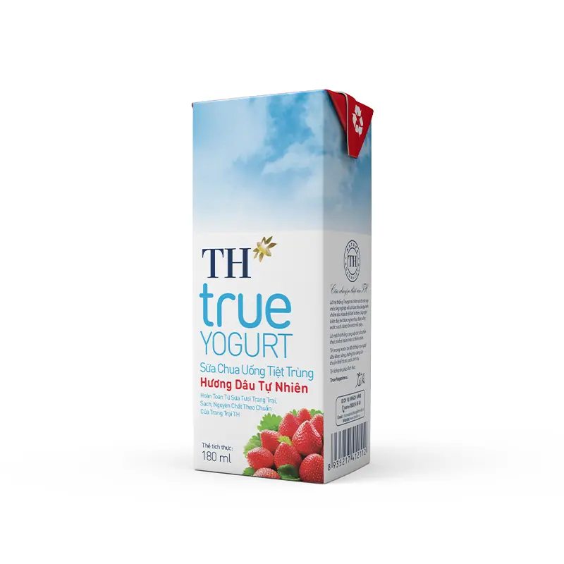 Sữa chua uống TH True Milk tại Đà Nẵng — tiệt trùng, topping, men sống, Coolc
