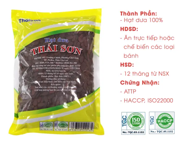 Phân phối hạt dưa Thái Sơn Đà Nẵng Nhà phân phối hạt dưa Thái Sơn chính hãng tại Đà Nẵng - Uy tín #1