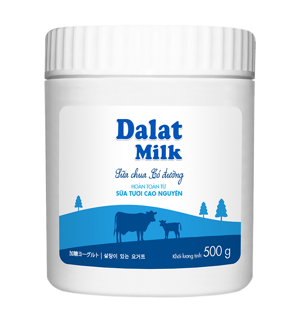 Sữa Chua Ăn Dalatmilk Có Đường 500g