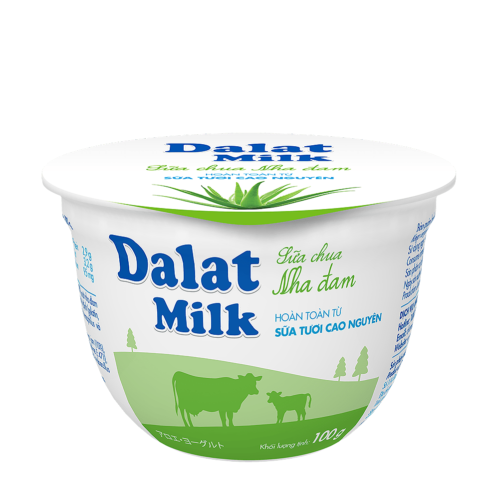 Sữa Chua Ăn Dalatmilk Nha Đam 100g