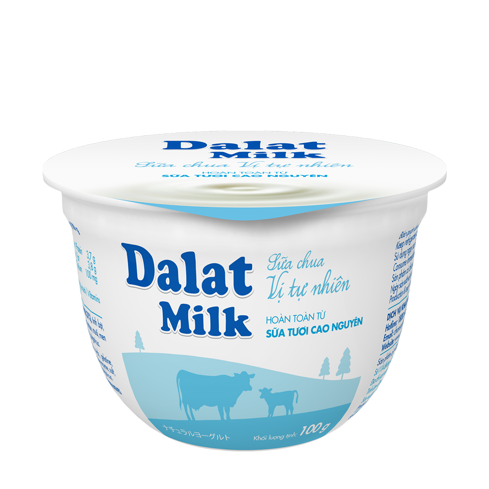 Sữa Chua Ăn Dalatmilk Vị Tự Nhiên 100g