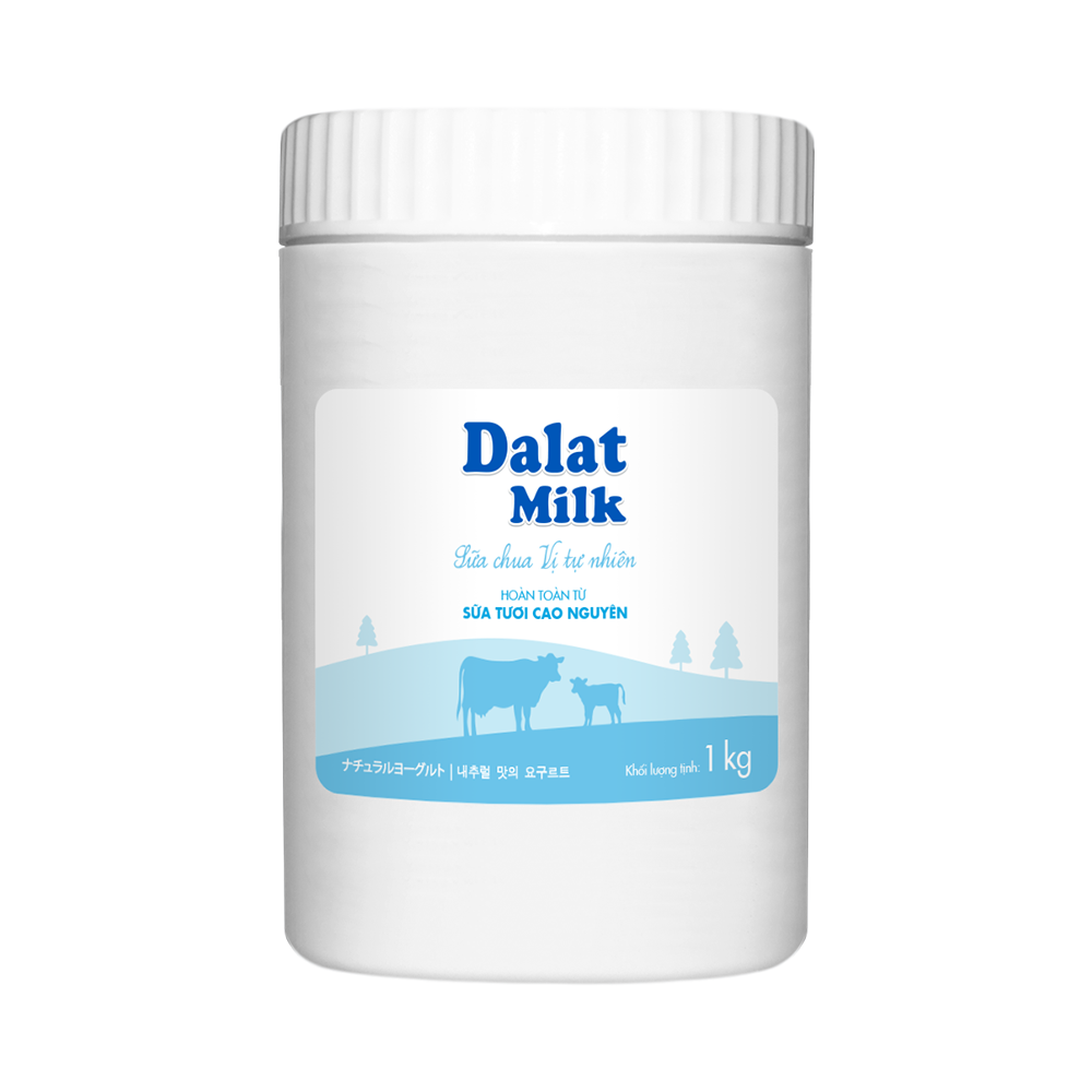 Sữa Chua Ăn Dalatmilk Vị Tự Nhiên 1kg