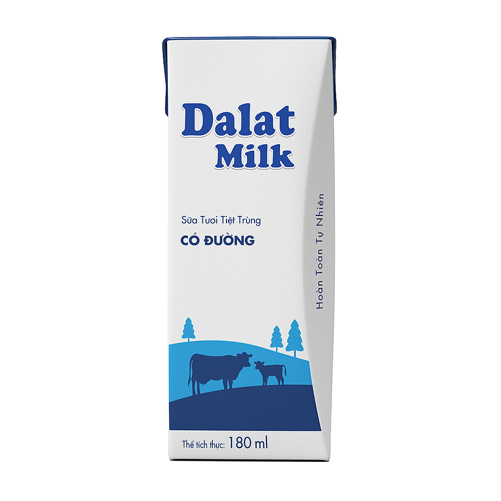 Sữa tươi tiệt trùng Có Đường 180ml