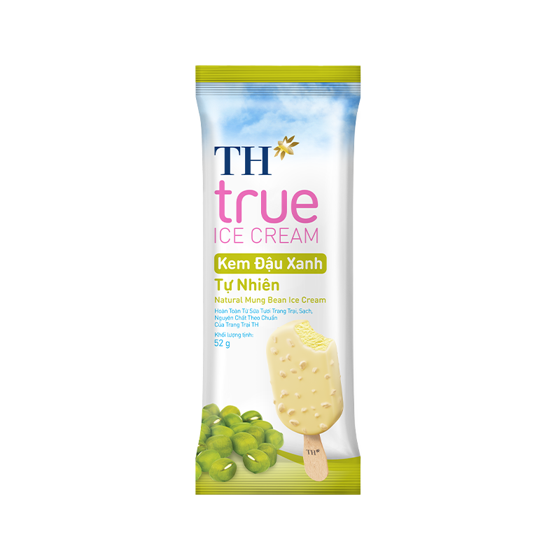 Kem que đậu xanh tự nhiên TH True Ice Cream