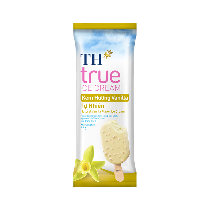 Kem que hương vanilla tự nhiên TH True Ice Cream