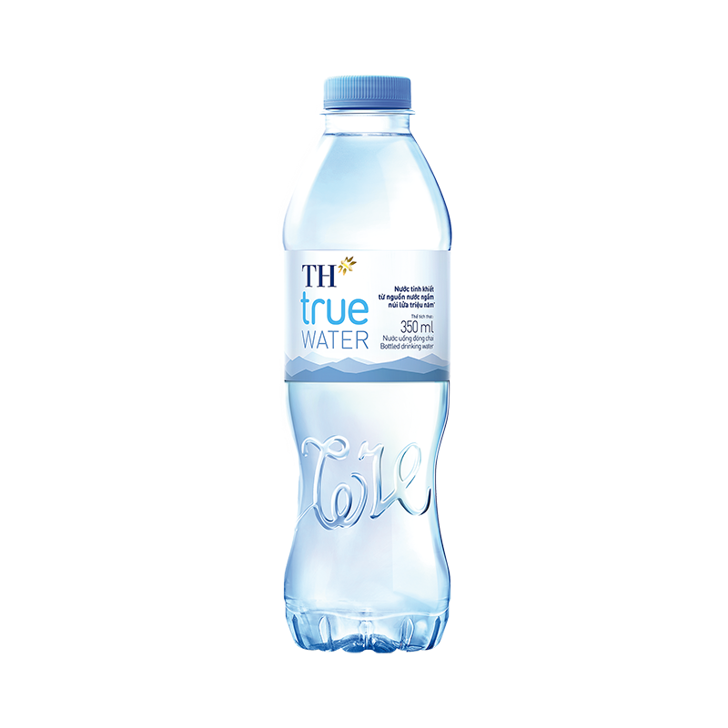 Chai nước tinh khiết 350ml TH true WATER