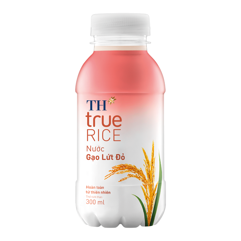 Chai nước gạo lứt đỏ TH true RICE