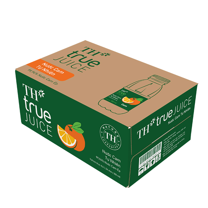 Chai nước trái cây cam tự nhiên TH true JUICE