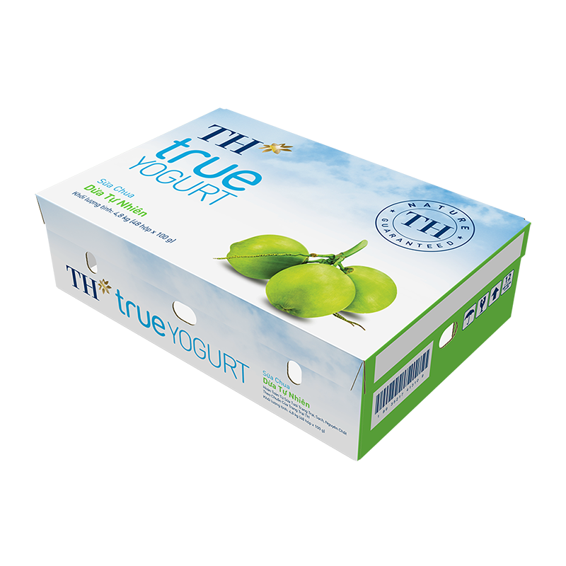 Hộp sữa chua ăn dừa tự nhiên 100g TH true YOGURT