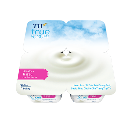 Hộp sữa chua ăn ít béo 100g TH true YOGURT