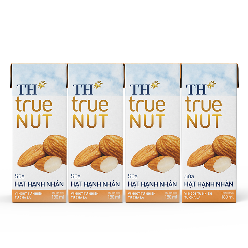 Hộp sữa hạt hạnh nhân 180ml TH true NUT
