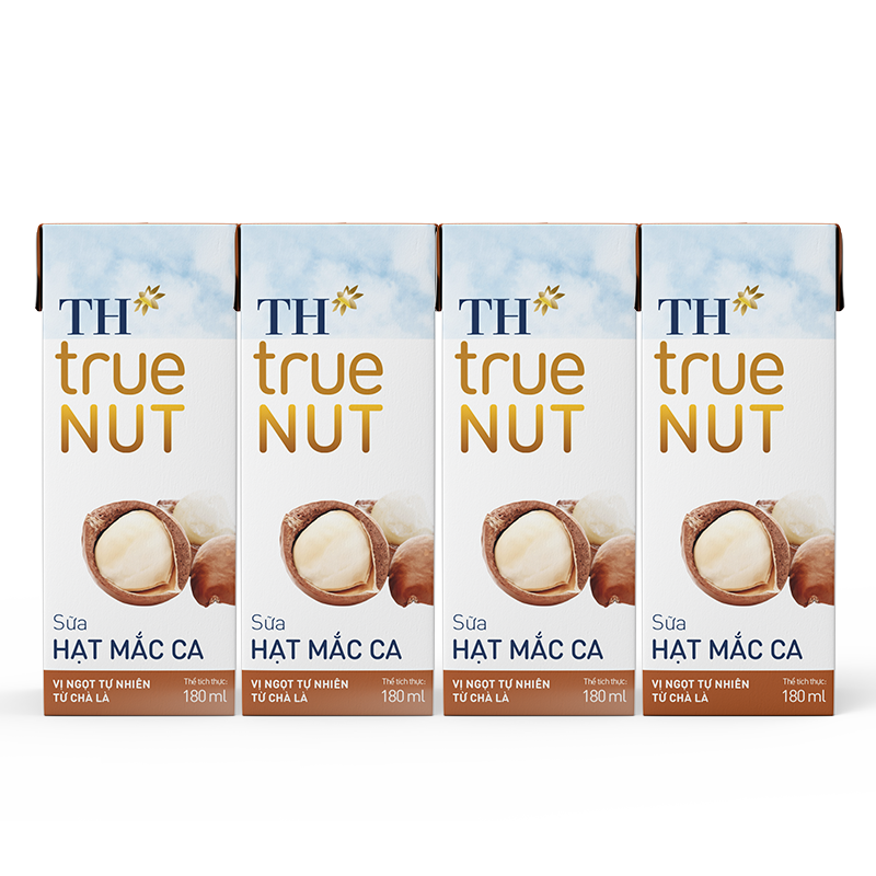 Hộp sữa hạt macca 180ml TH true NUT